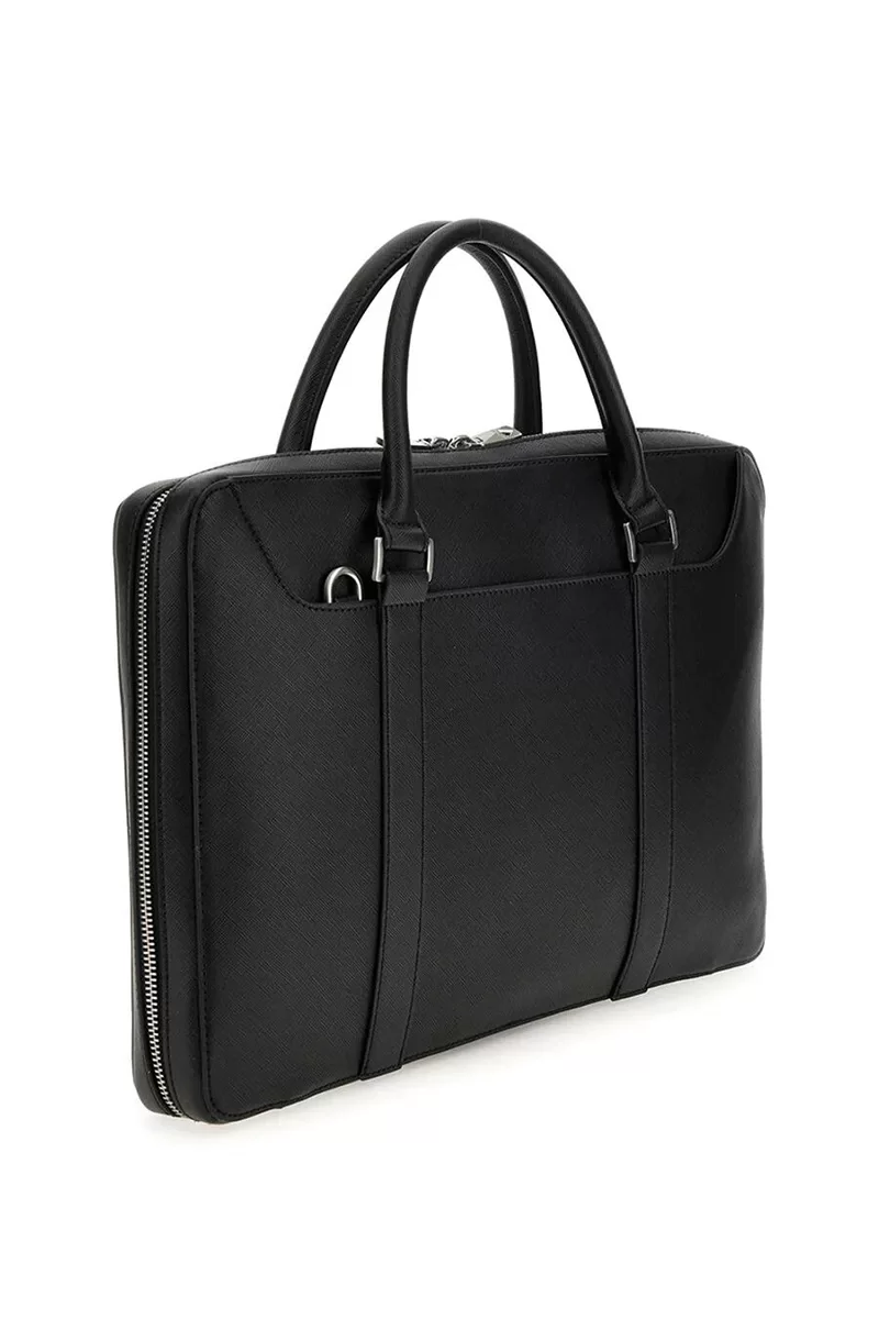 Guess PARMA DOC CASE W HND Erkek Siyah Laptop Çantası HMECSAP3138-BLA