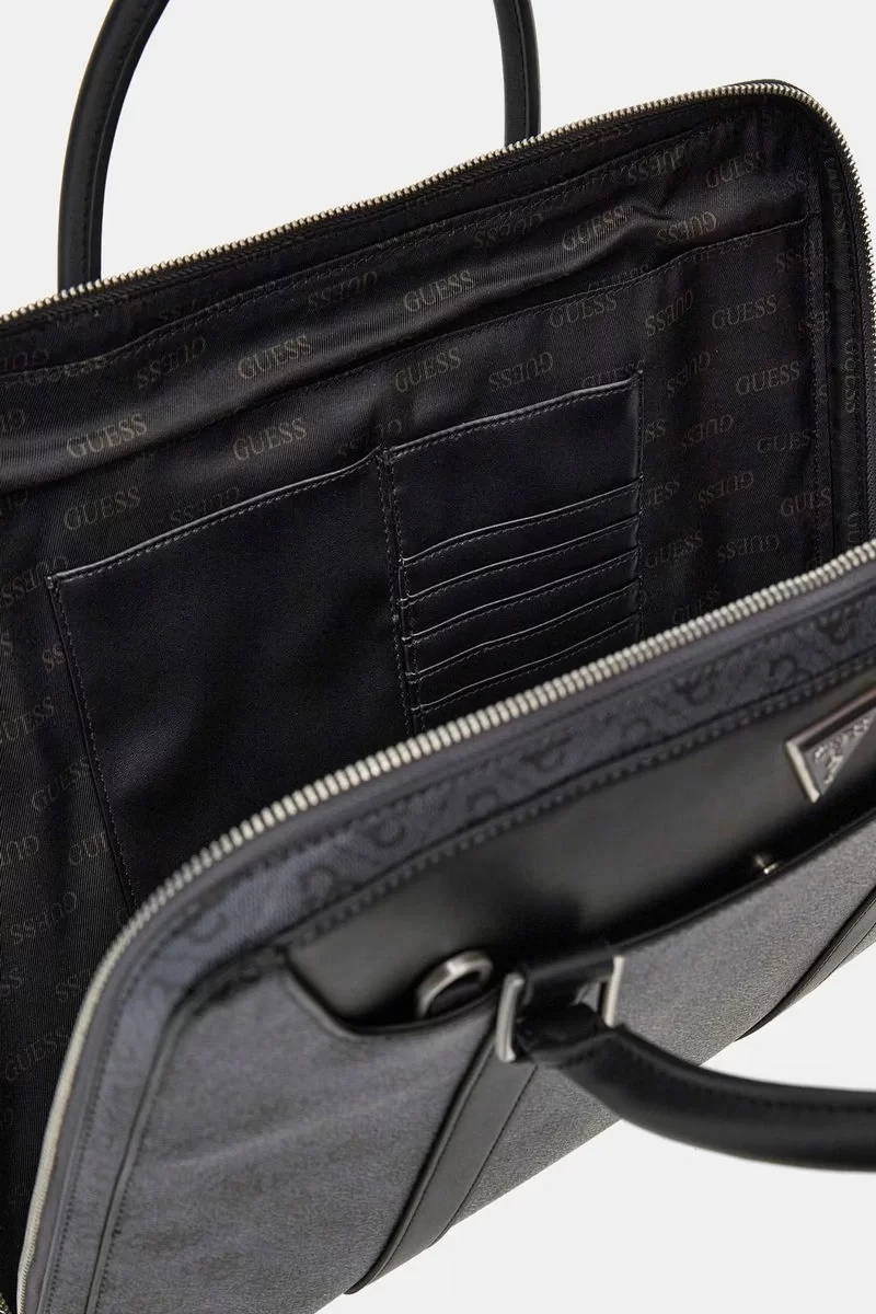 Guess PARMA DOCUMENT CASE W HANDLES Erkek Siyah Laptop Çantası HMEVZLP3138-BLA