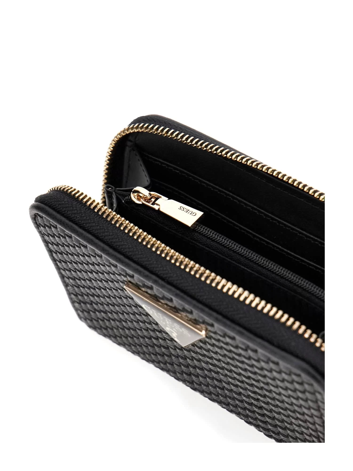 Guess PHAEDRA SLG MEDIUM ZIP AROUND Kadın Siyah Cüzdan SWWG9638140-BLA