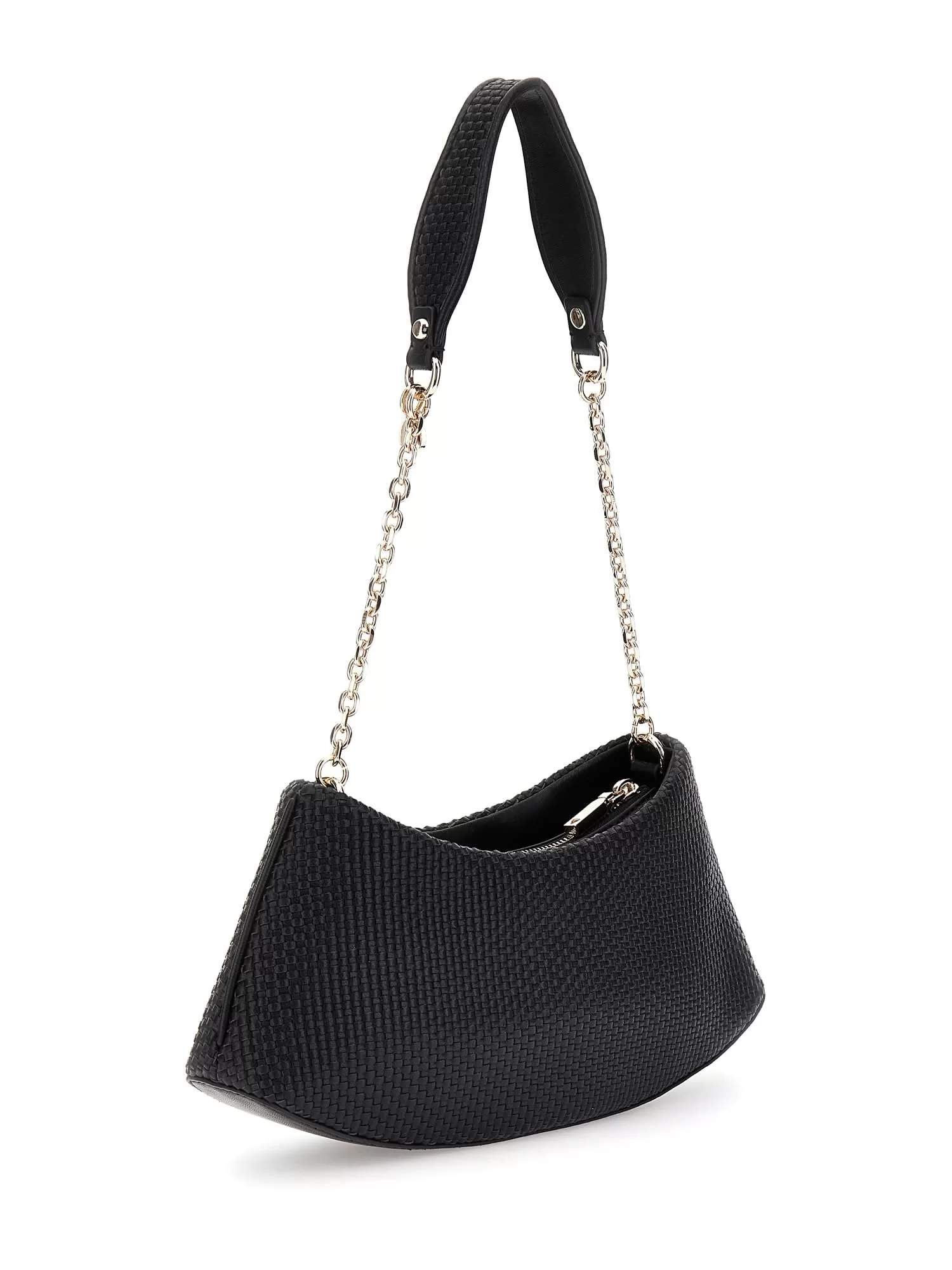 Guess PHAEDRA TOP ZIP SHOULDER BAG Kadın Siyah Çapraz Çanta HWWG9638170-BLA