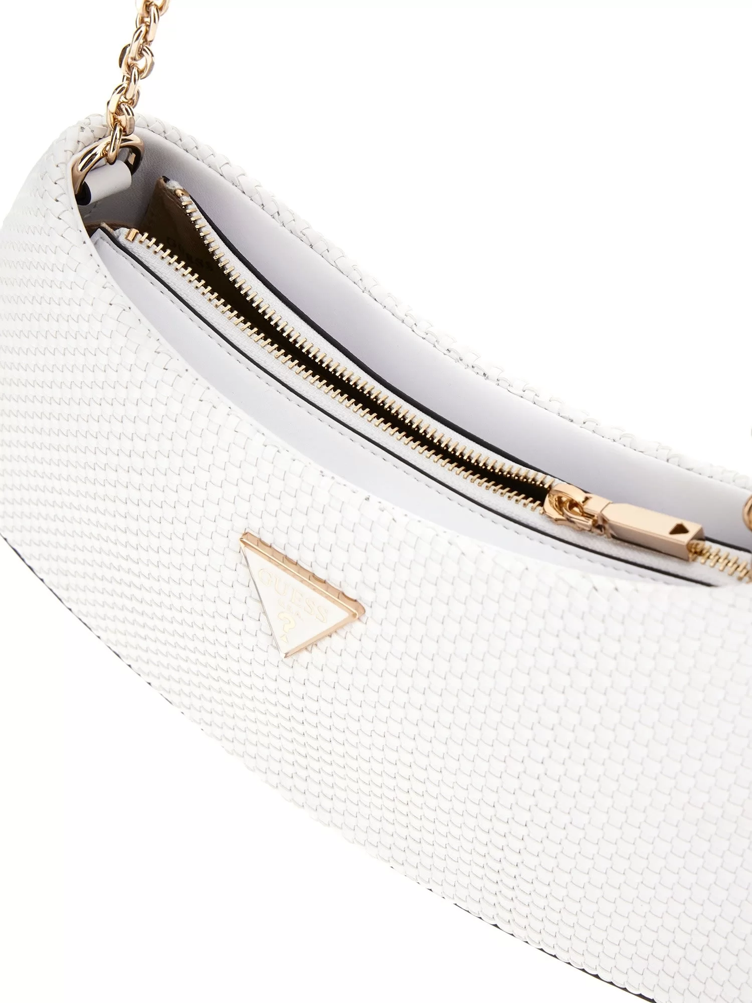 Guess PHAEDRA TOP ZIP SHOULDER BAG Kadın Beyaz Çapraz Çanta HWWG9638170-WHI