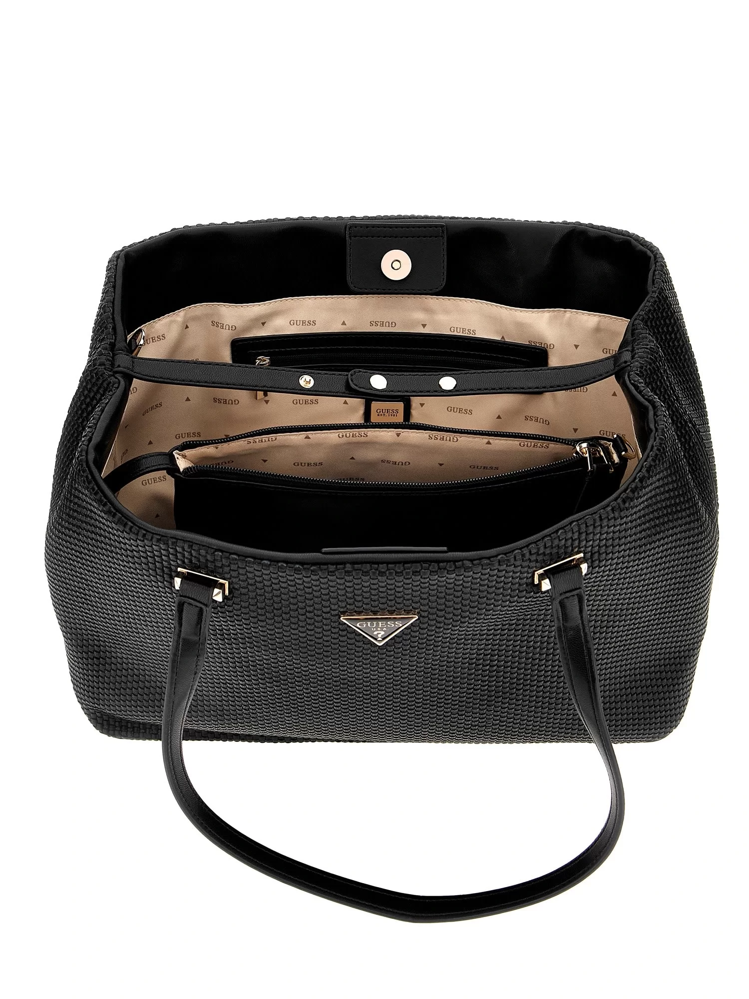 Guess Phaedra Tote Kadın Siyah Omuz Çantası HWWG9638230-BLA