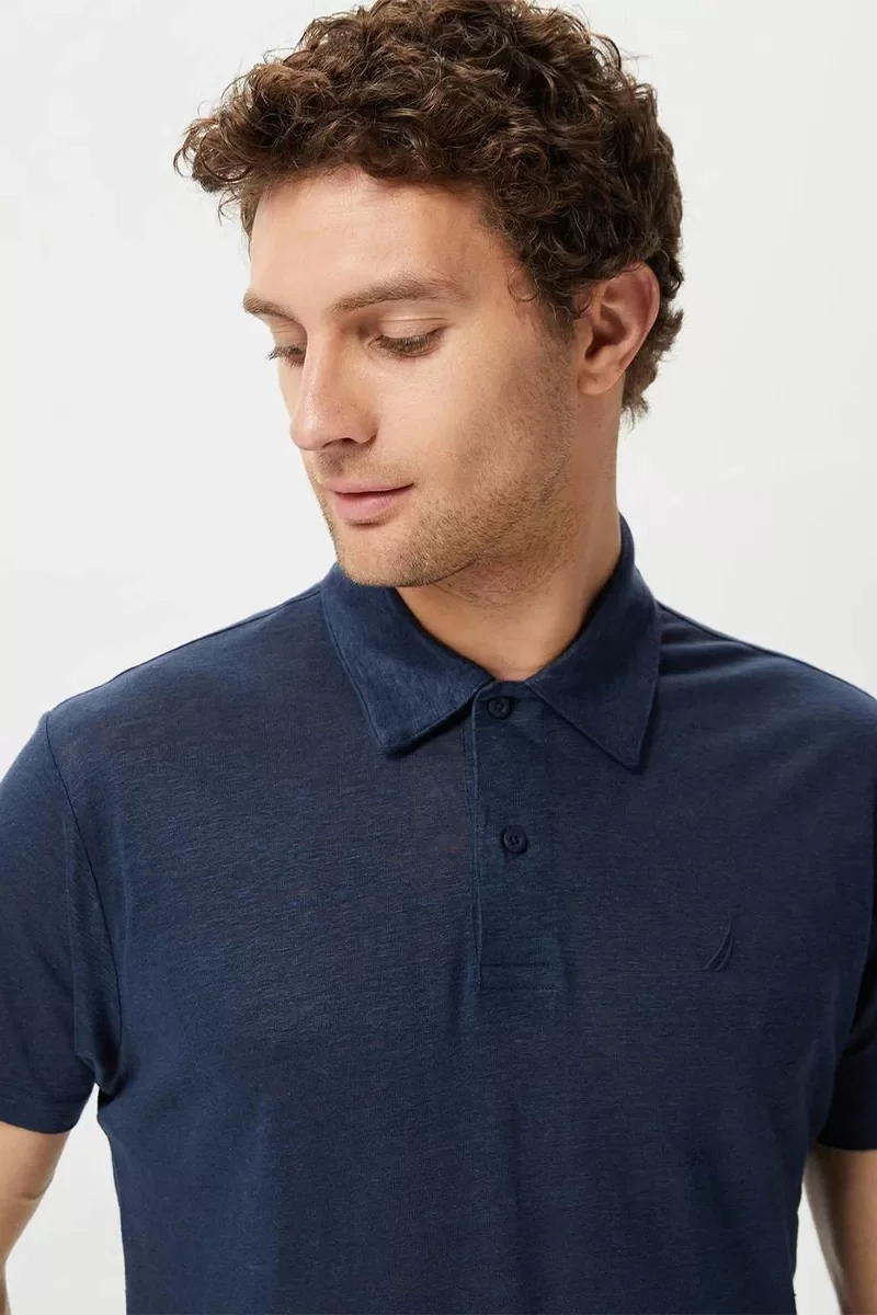 Nautica POLO Erkek Lacivert T-shirt K35438T.4NV