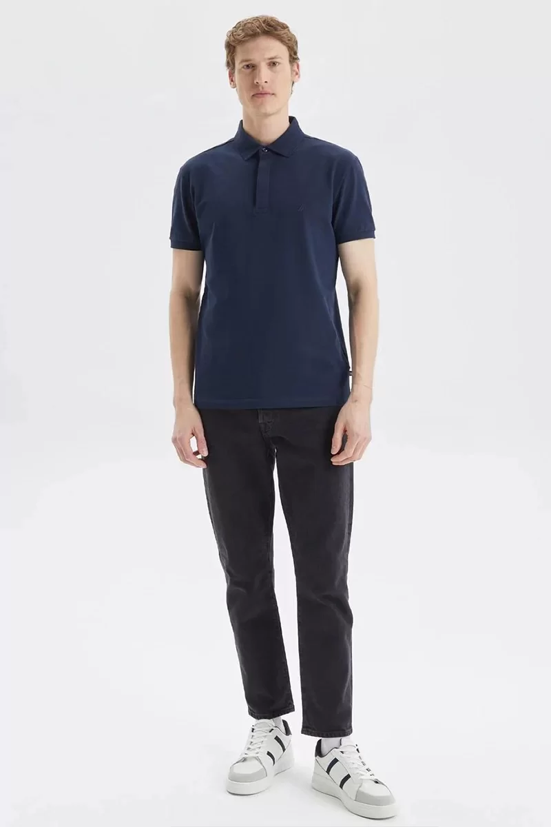 Nautica POLO Erkek Lacivert T-shirt K35062T.4NV