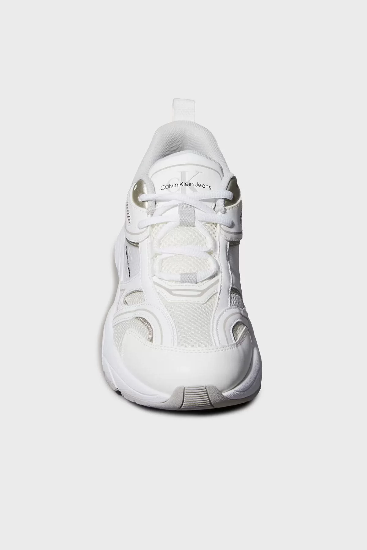 Calvin Klein Kadın Beyaz Retro Sneaker