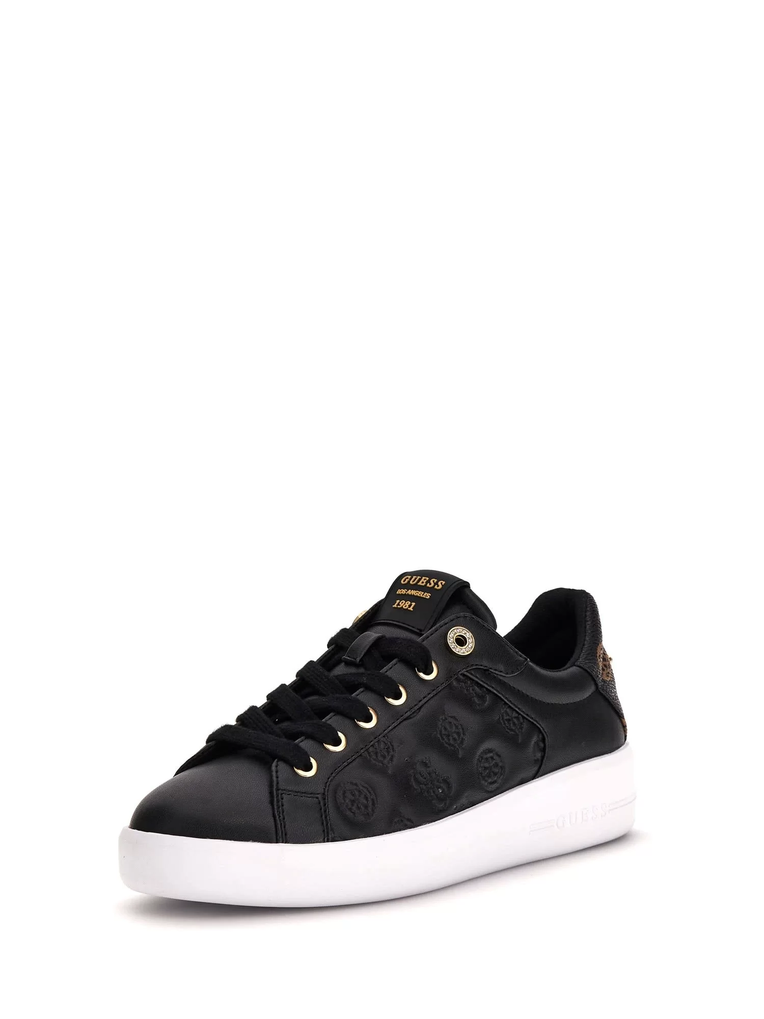 Guess RONII Kadın Siyah Sneaker FLJRONFAL12-BLKBR