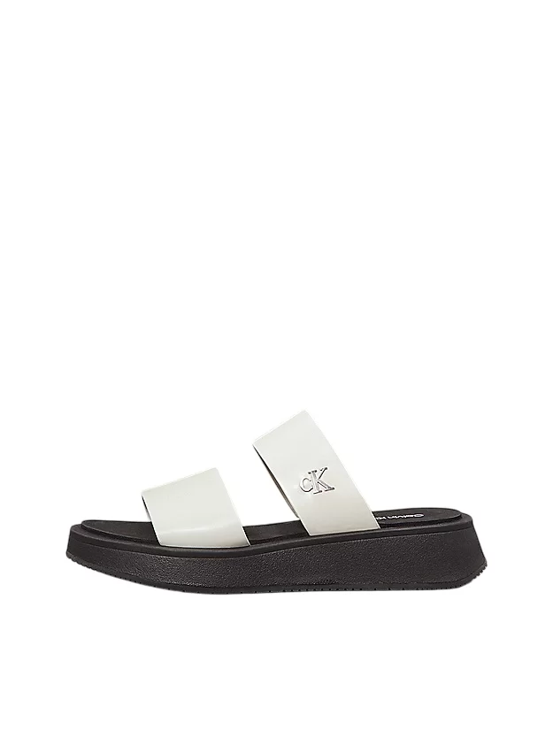 Calvin Klein SANDAL SLIDE DOUBLE STRAP Kadın  Terlik YW0YW01694-CJH