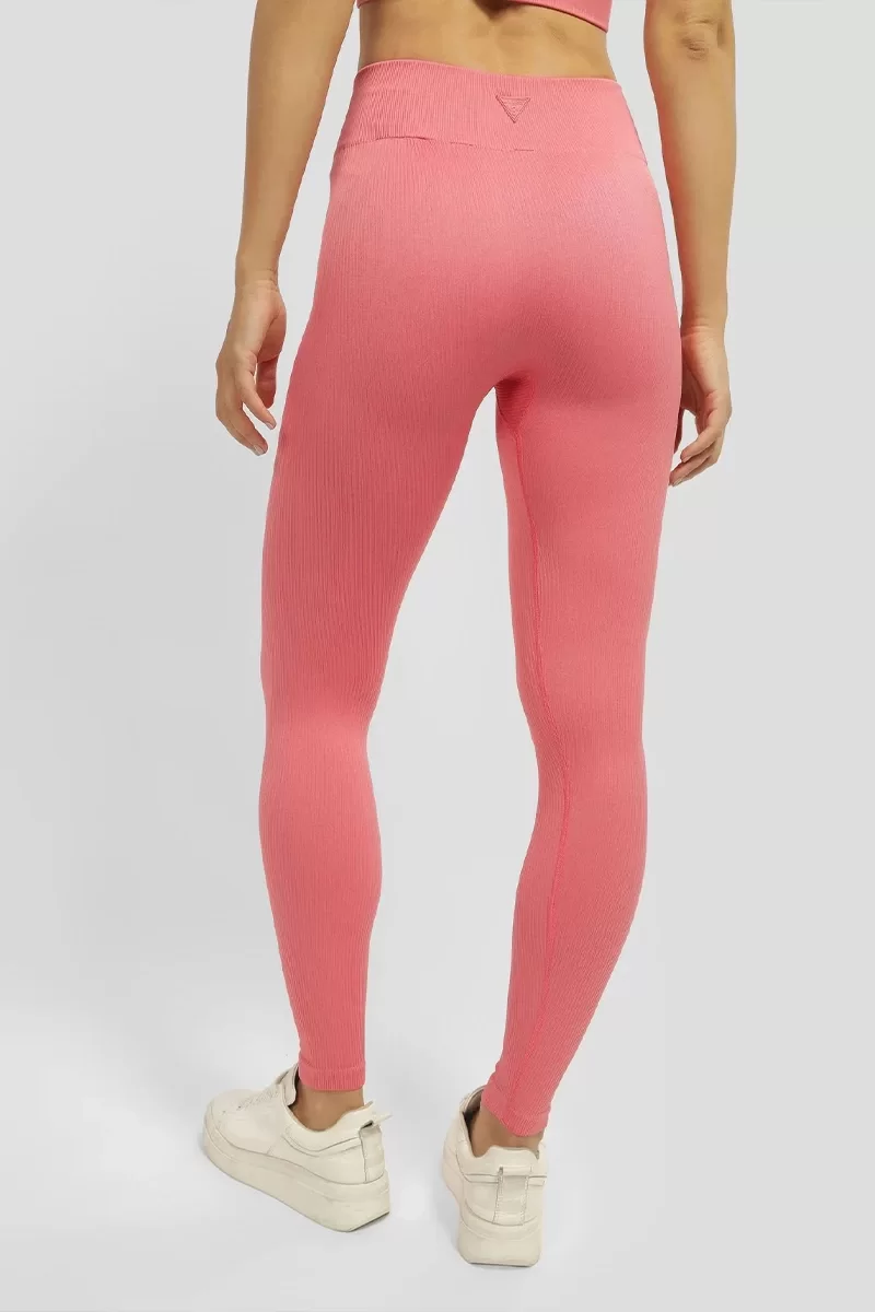 Guess SARA RIB-SEAMLESS LE Kadın Pembe Tayt V4YB00Z3F90-G65P