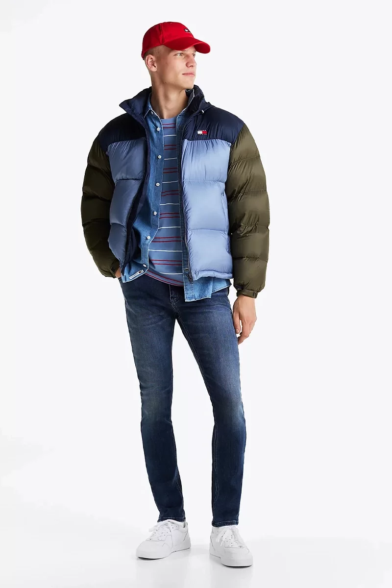 Tommy Jeans SCANTON SLIM AI1262 Erkek Denim Jeans DM0DM205501BK