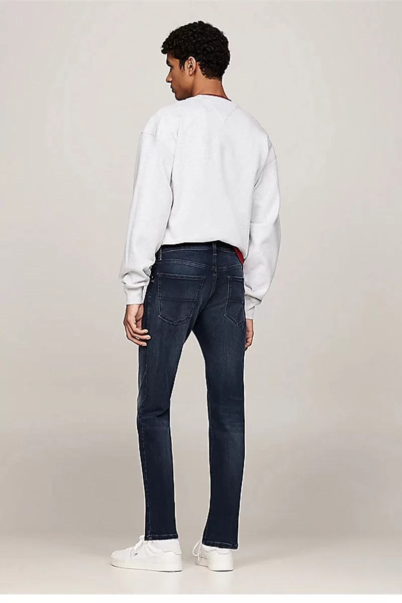 Tommy Jeans SCANTON SLIM DH1267 Erkek DENIM Jeans DM0DM203861BK