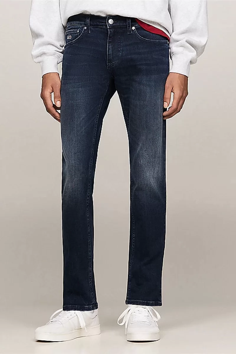 Tommy Jeans SCANTON SLIM DH1267 Erkek DENIM Jeans DM0DM203861BK