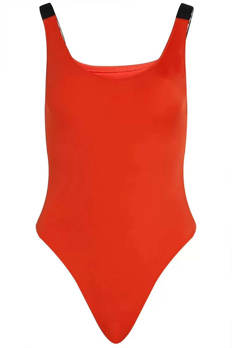 Calvin Klein SCOOP BACK ONE PIECE Kadın  Mayo KW0KW02859-XM8