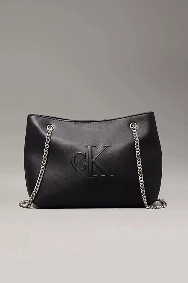 Calvin Klein SCULPTED CHAIN SHOULDER BAG Kadın  Omuz Çantası LV04K3163G-UB1