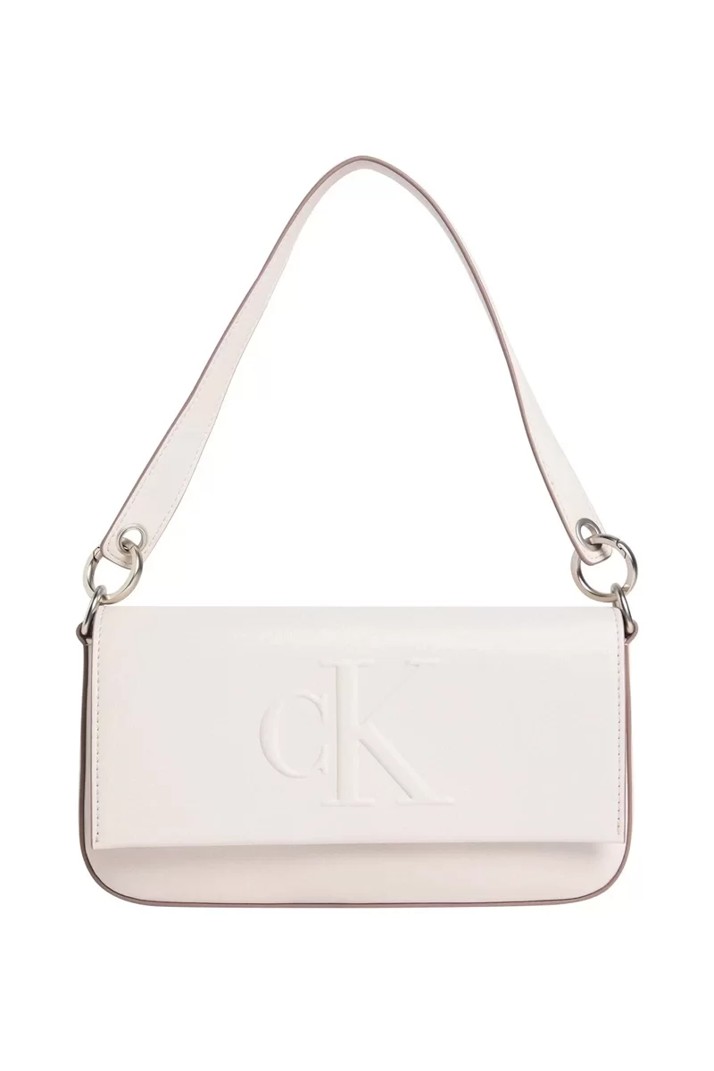 SCULPTED FLAP SHOULDER POUCH