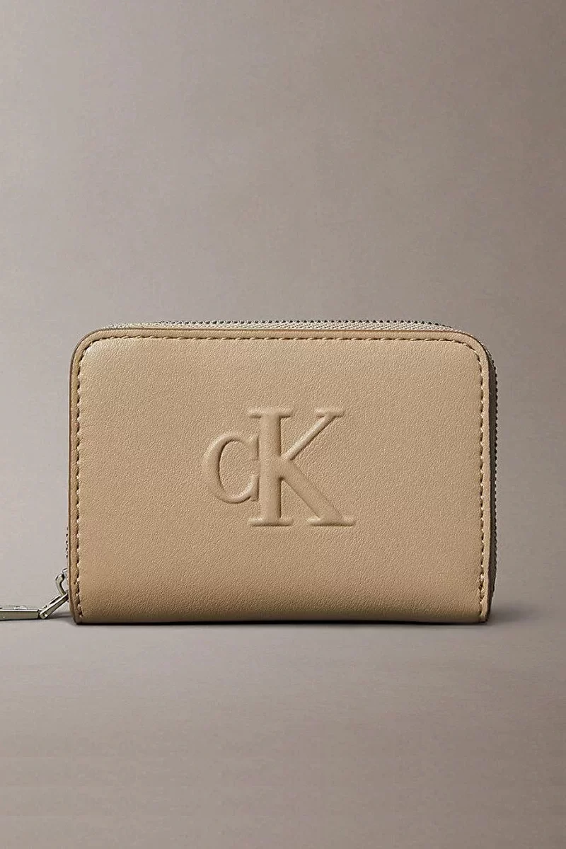 Calvin Klein SCULPTED MED FLAP ZIP AROUND Kadın  Cüzdan LV04K1004G-PBF