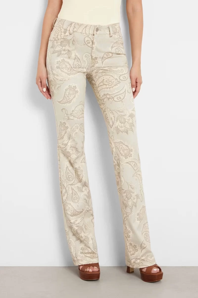 Guess Sexy  Suede Boot Kadın Bej Pantolon W4YA58WGC70-P1HR