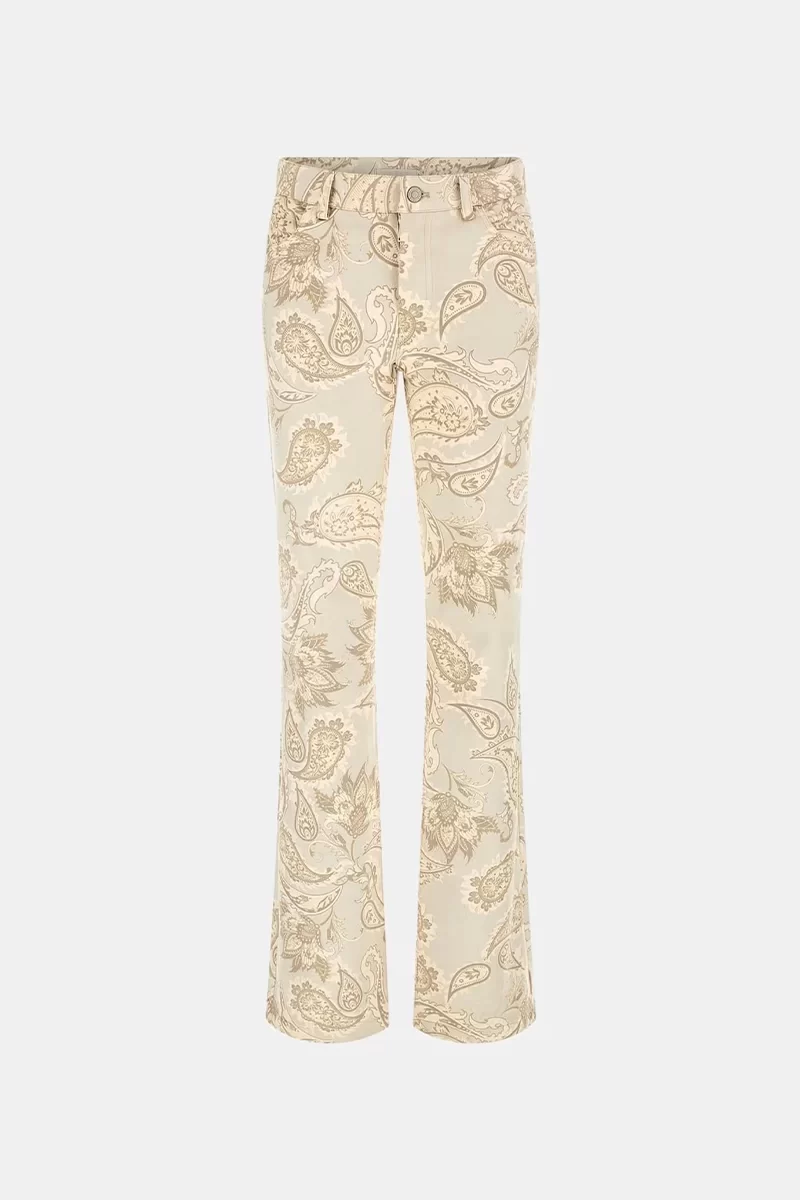 Guess Sexy  Suede Boot Kadın Bej Pantolon W4YA58WGC70-P1HR