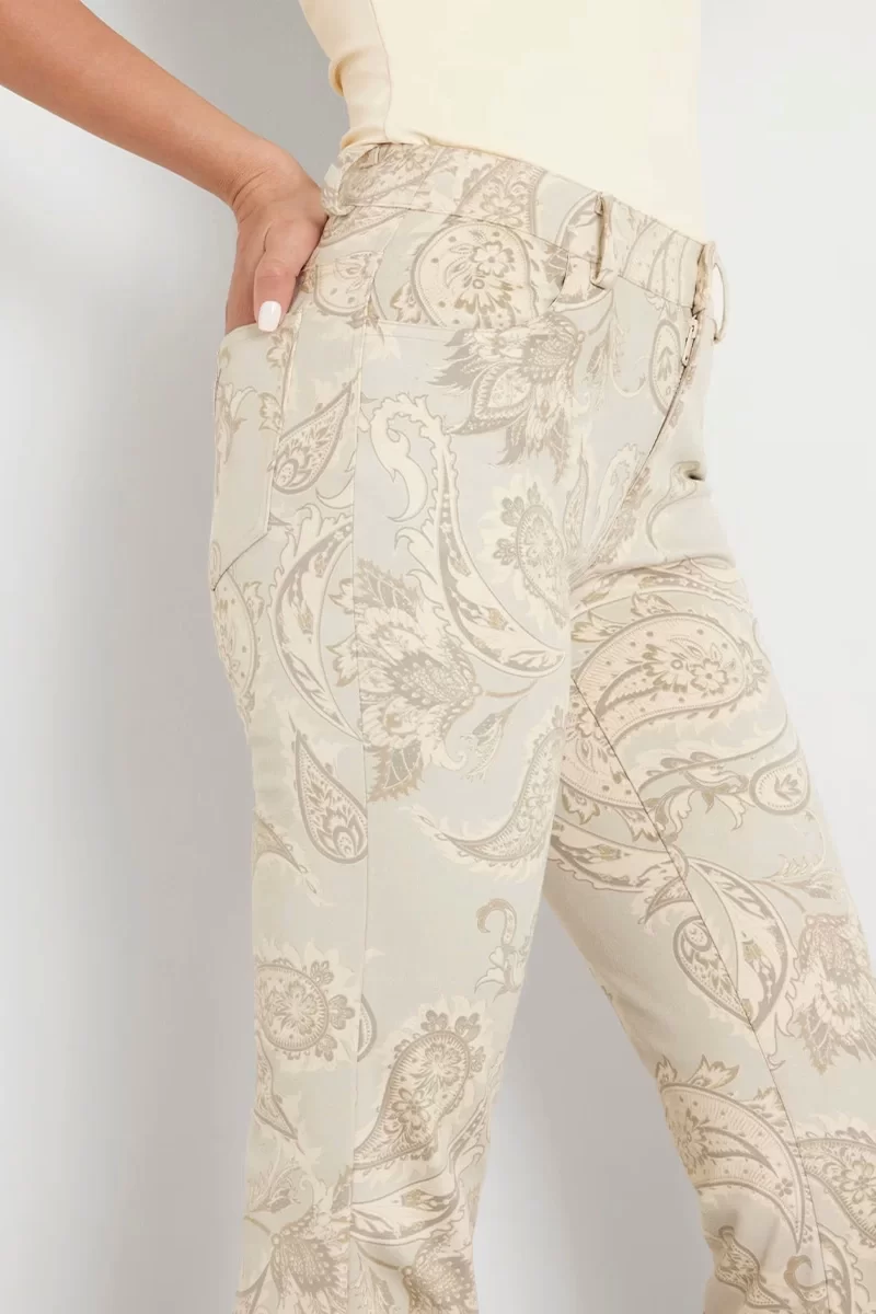 Guess Sexy  Suede Boot Kadın Bej Pantolon W4YA58WGC70-P1HR