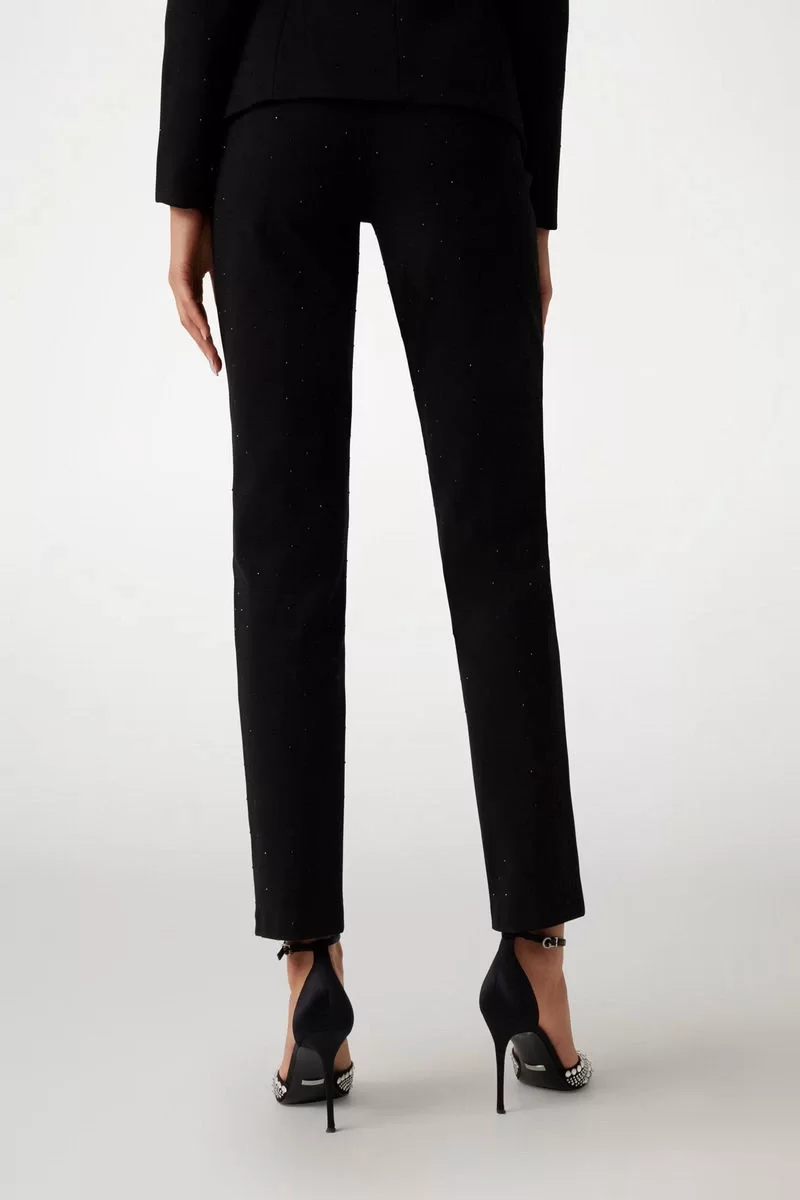 Guess SHIMMY PANT Kadın Siyah Pantolon 5RGB146304A-JBLK