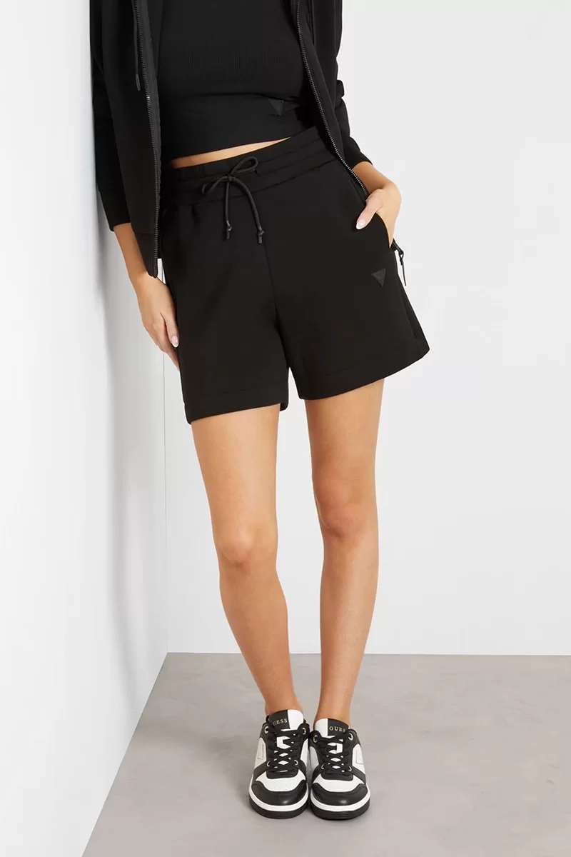 Guess Elly Shorts Kadın Siyah Şort V2YD10K7UW2-JBLK