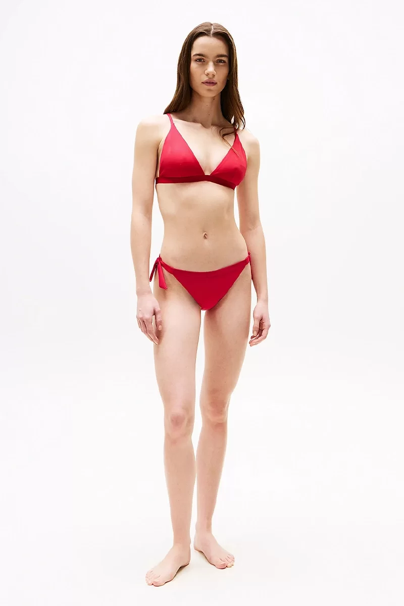 Tommy Hilfiger SIDE TIE BIKINI Kadın kırmızı Bikini UW0UW05825TLI