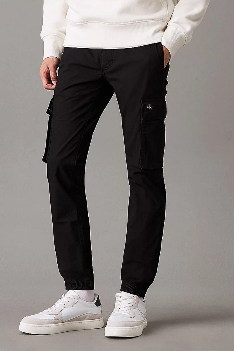 CK Jeans SKINNY CARGO Erkek SİYAH Pantolon J30J326438-BEH