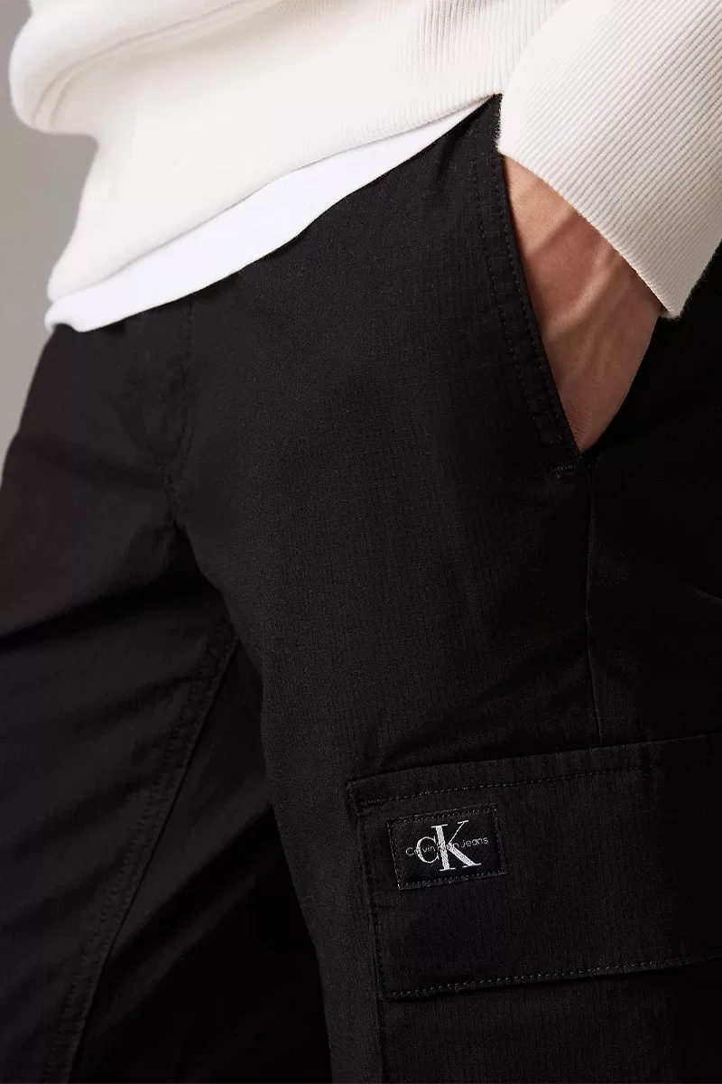 CK Jeans SKINNY CARGO Erkek SİYAH Pantolon J30J326438-BEH