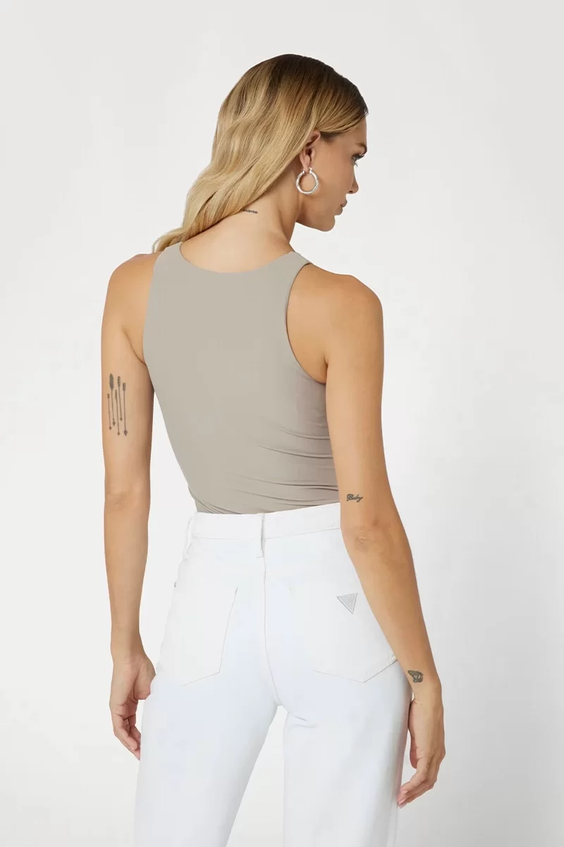 Guess SL CN BODY Kadın Gri Bluz W4YP46KCDE0-G1E5