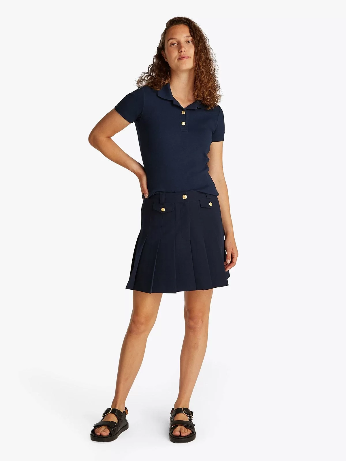 Tommy Hilfiger Kadın  Lacivert Polo T-Shirt