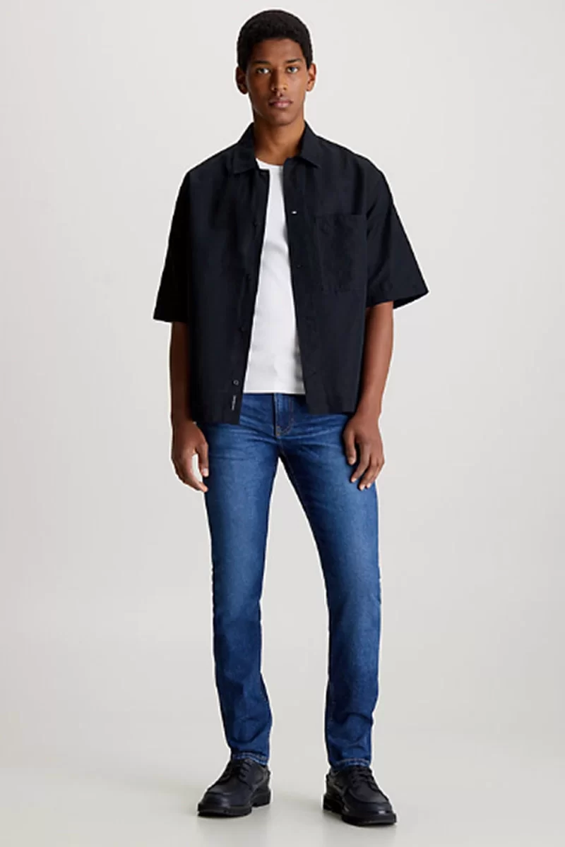Calvin Klein SLIM TAPER Erkek Denim Jeans J30J324849-1BJ