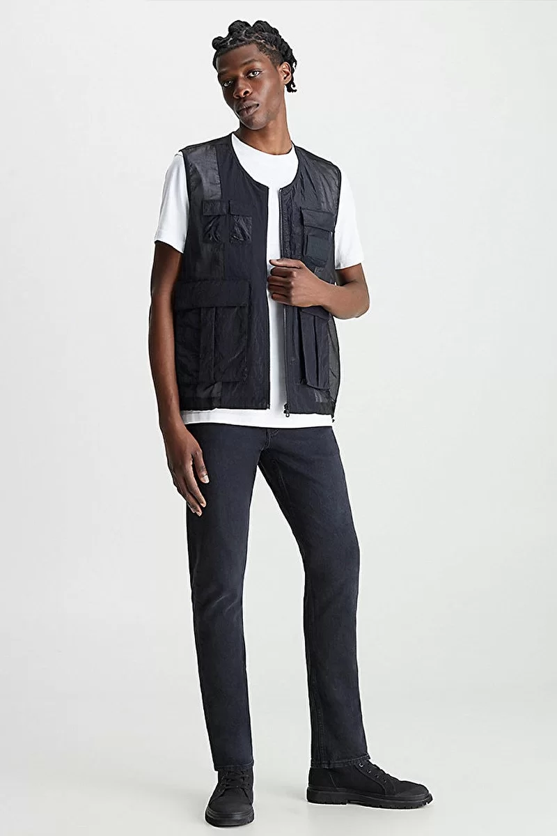 Calvin Klein SLIM TAPER Erkek Denim Jeans J30J323689-1BY