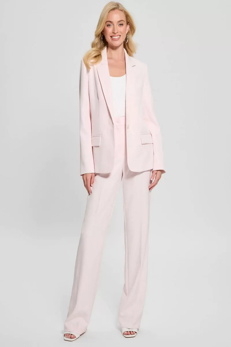 Guess SOLENE FLUID BLAZER Kadın Pembe Blazer Ceket W5RN46WFWX2-A60W