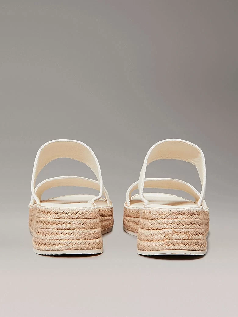 Calvin Klein SPORTY ROPE MG LTH WEBBING Kadın  Terlik YW0YW01704-AEO