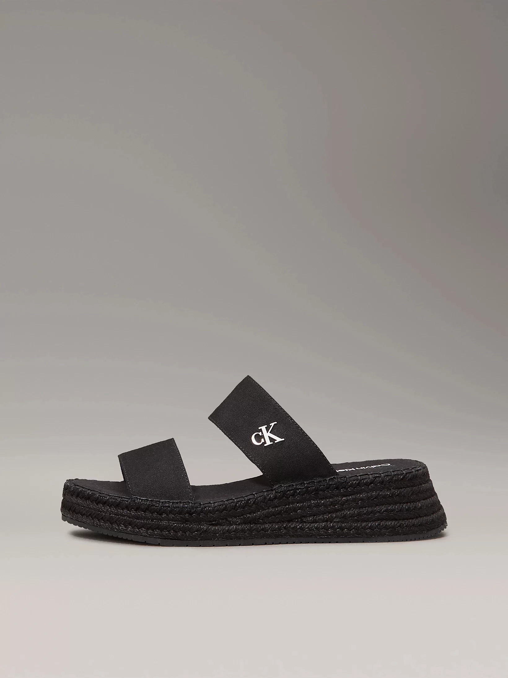 Calvin Klein SPORTY ROPE MG LTH WEBBING Kadın  Terlik YW0YW01704-0GJ