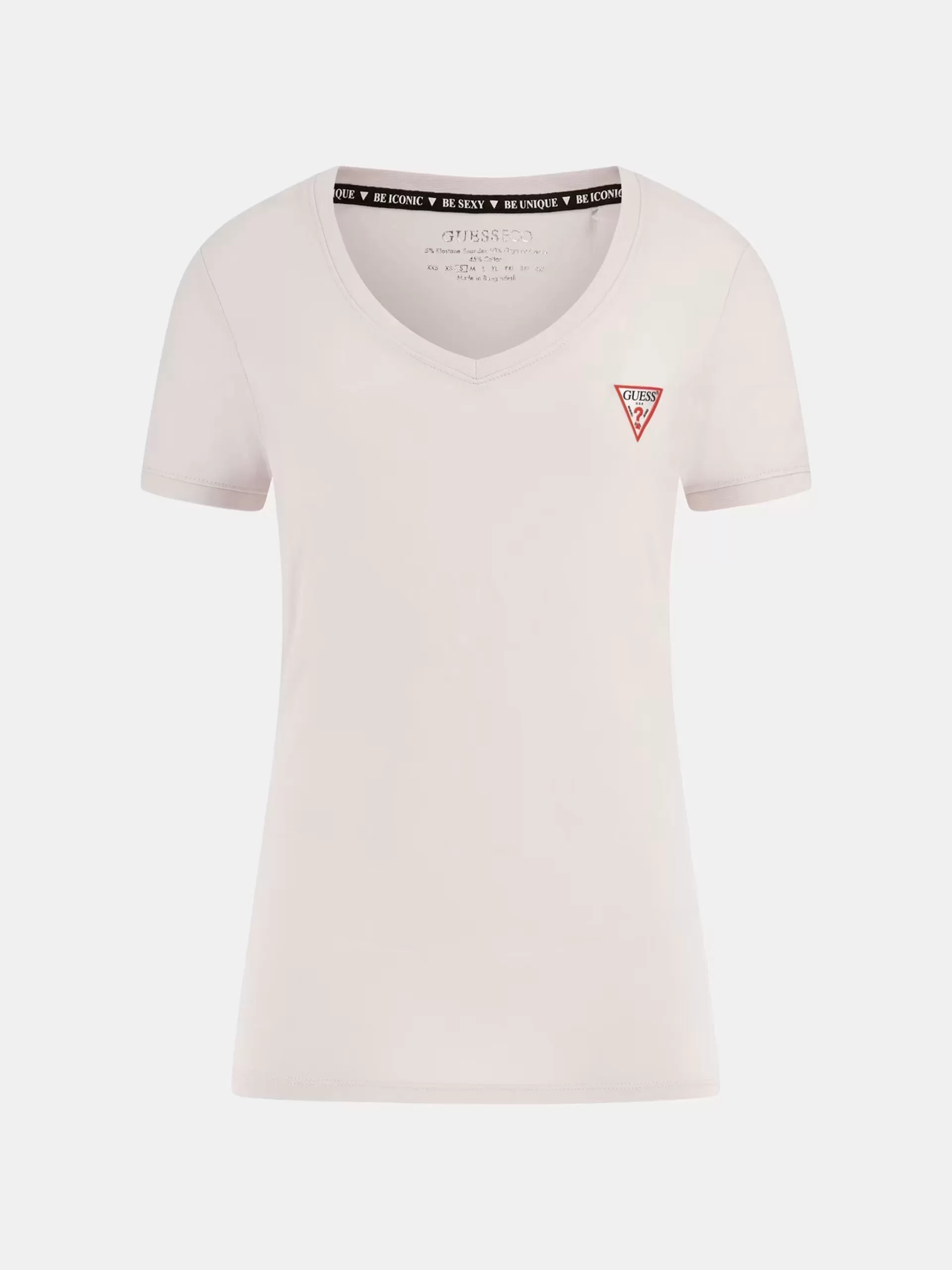 Guess SS VN MINI TRIANGLE Kadın Pembe T-shirt W2YI45J1314-A60W
