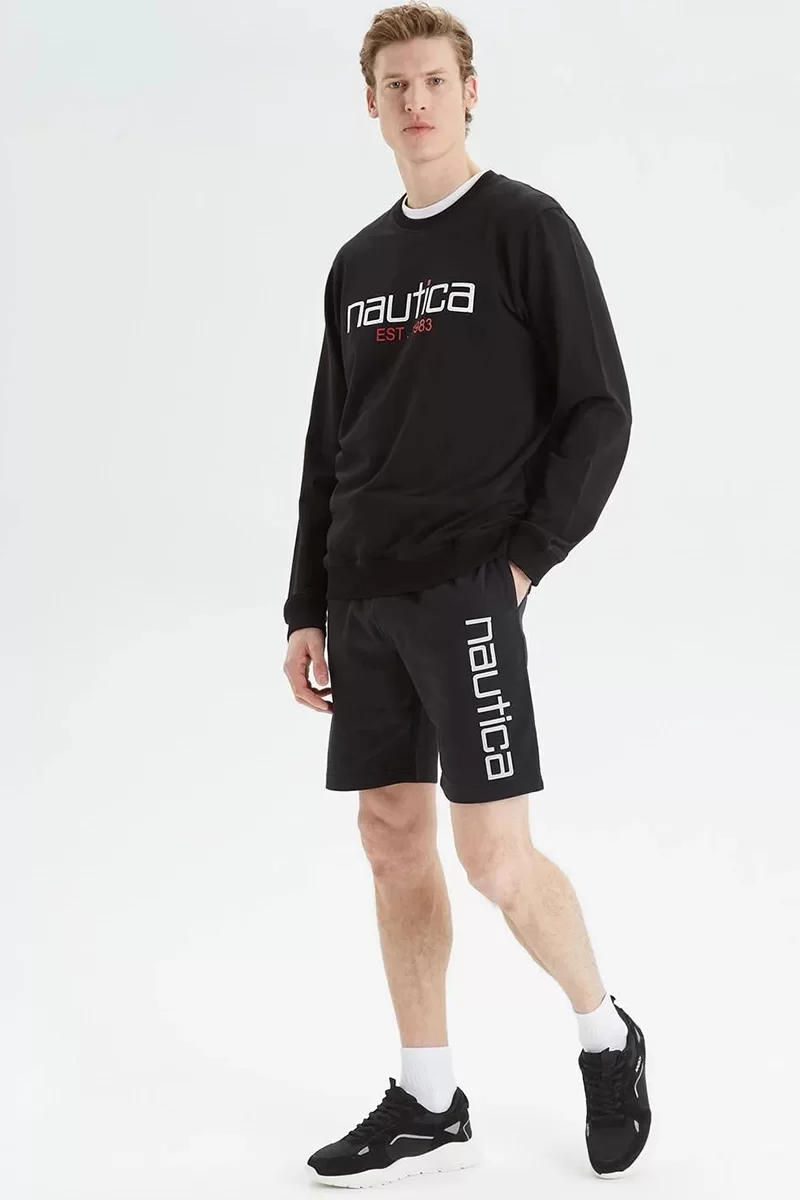 Nautica SSHIRT Erkek Siyah Sweatshirt K35610T.0TB