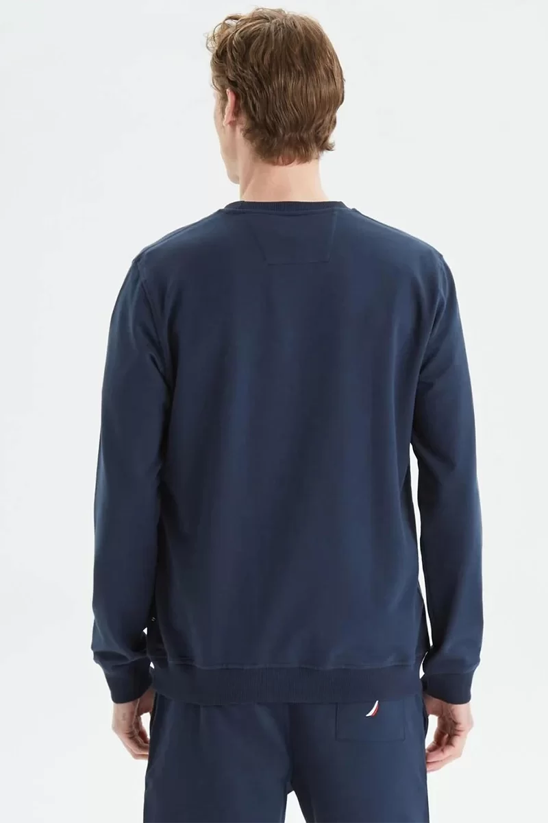 Nautica SSHIRT Erkek Lacivert Sweatshirt K35610T.4NV