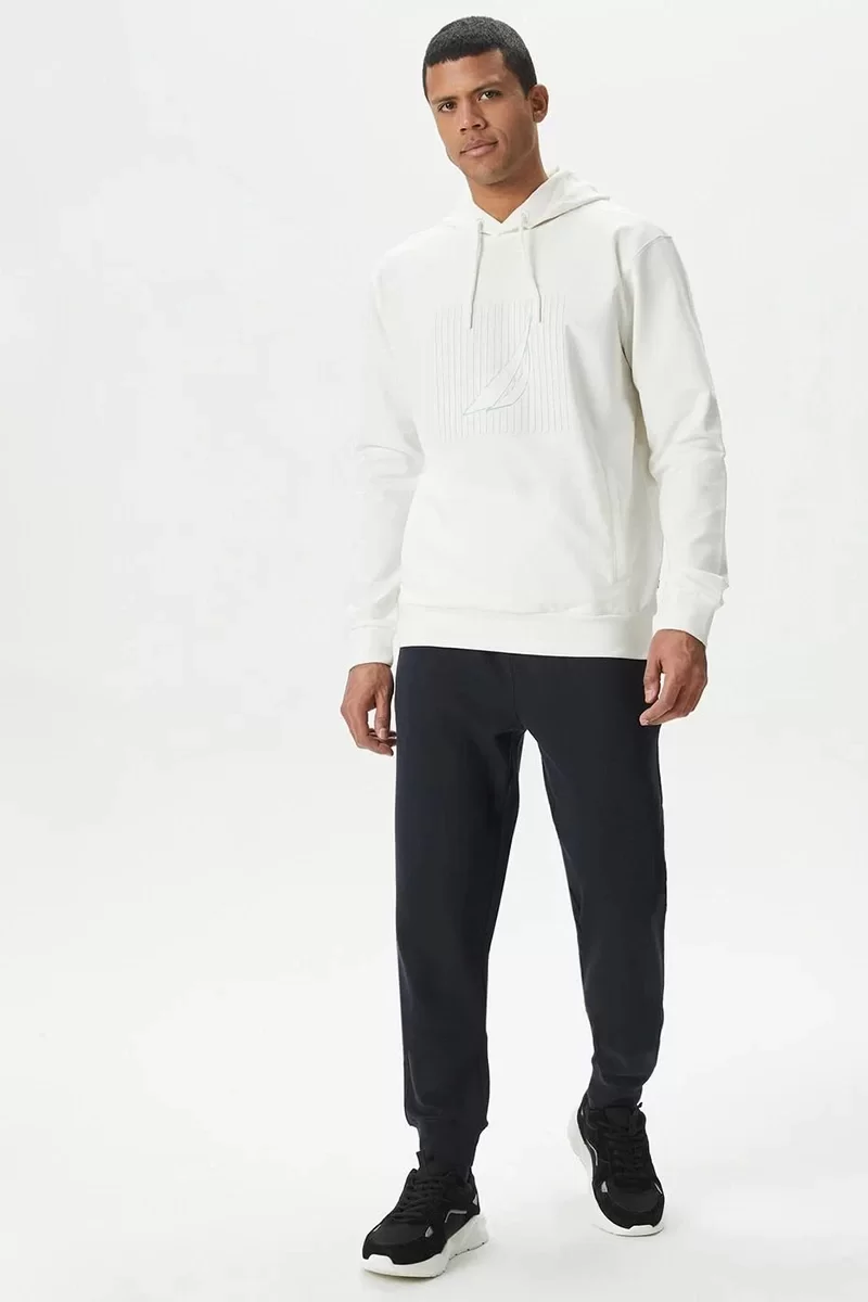 Nautica SSHIRT Erkek Beyaz Sweatshirt K45503T.1MA