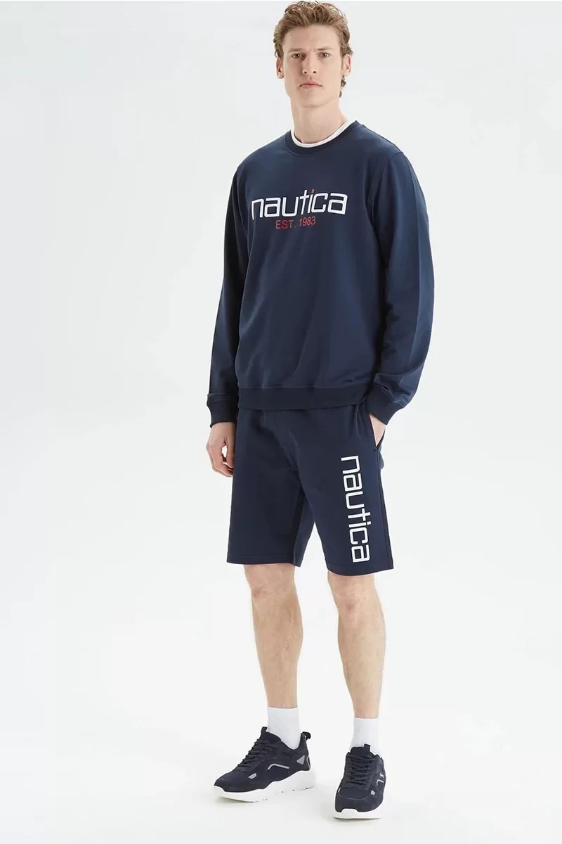 Nautica SSHIRT Erkek Lacivert Sweatshirt K35610T.4NV
