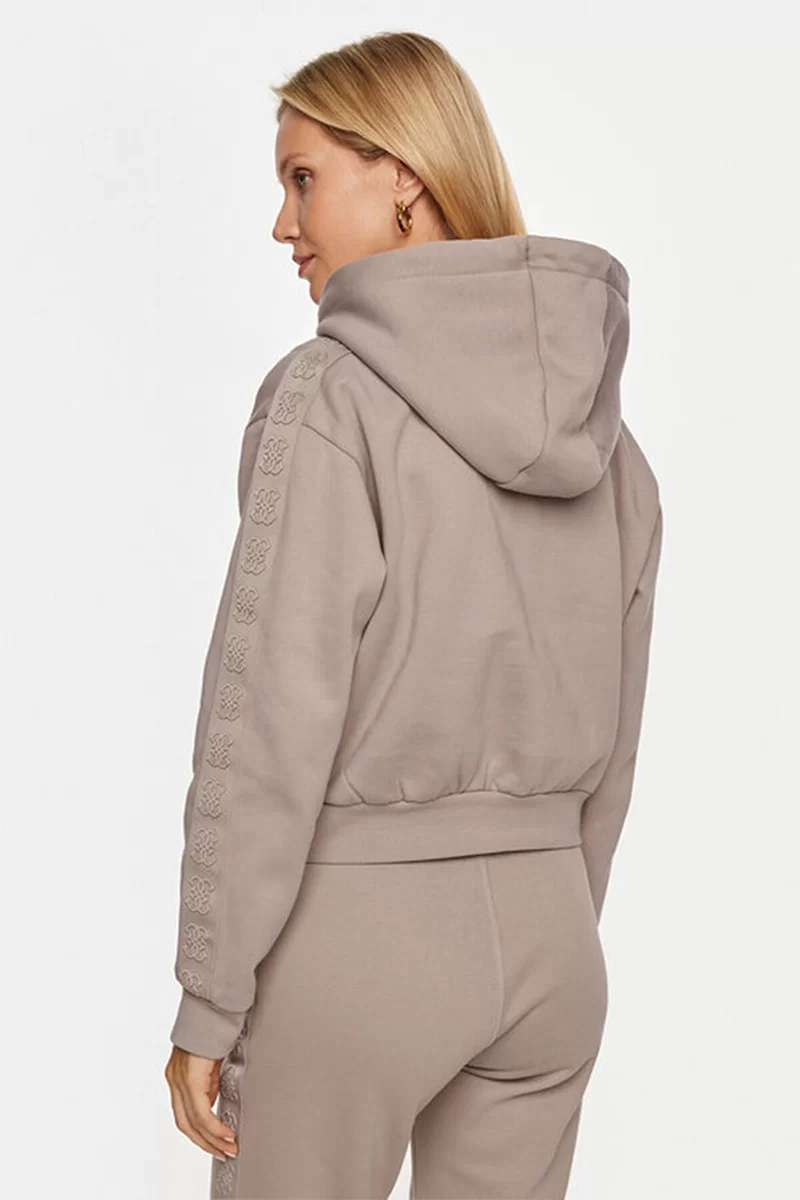 Guess STACIE HOODED SWEATS Kadın Krem Sweatshirt V4BQ00KC5O0-WTDG