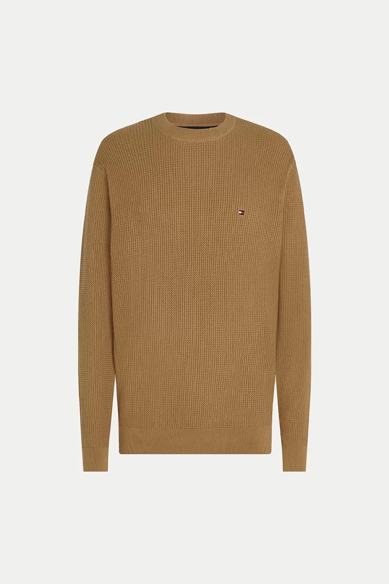 Tommy Hilfiger Erkek Kahverengi Kazak