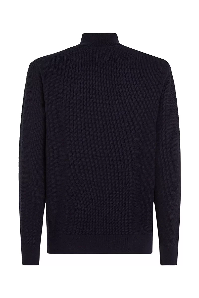 Tommy Hilfiger STRUCTURE ROLL NECK Erkek SİYAH Kazak MW0MW36526BDS