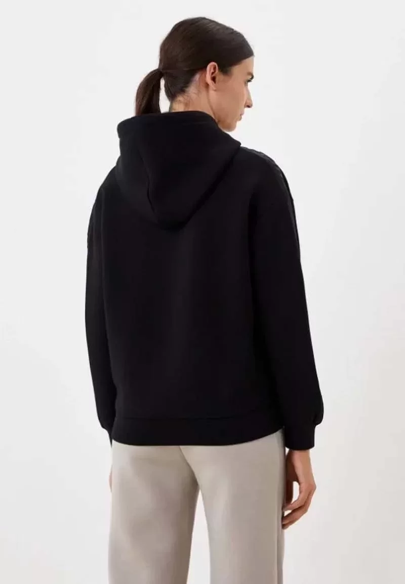 Guess Brenda Hooded Sweatshırt Kadın Siyah Sweatshirt V2YQ18K7UW2-JBLK