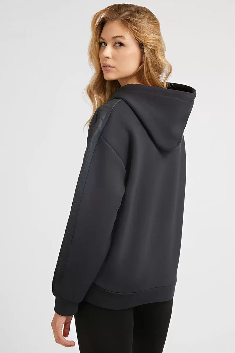 Guess Brenda Hooded Sweatshırt Kadın Antrasit Sweatshirt V2YQ18K7UW2-G7FQ