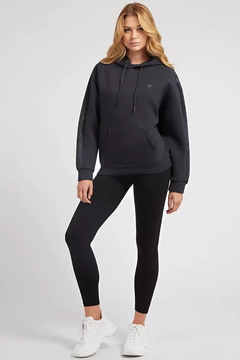 Guess Brenda Hooded Sweatshırt Kadın Antrasit Sweatshirt V2YQ18K7UW2-G7FQ