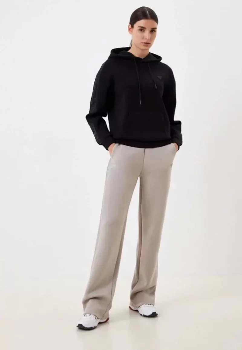 Guess Brenda Hooded Sweatshırt Kadın Siyah Sweatshirt V2YQ18K7UW2-JBLK