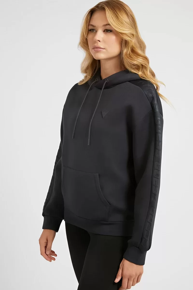 Guess Brenda Hooded Sweatshırt Kadın Antrasit Sweatshirt V2YQ18K7UW2-G7FQ