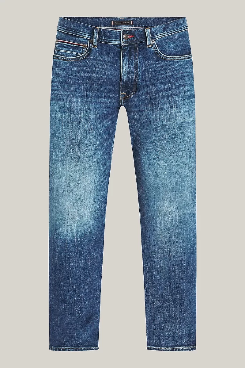 Tommy Hilfiger Erkek Houston Dar Paça Kot Pantolon