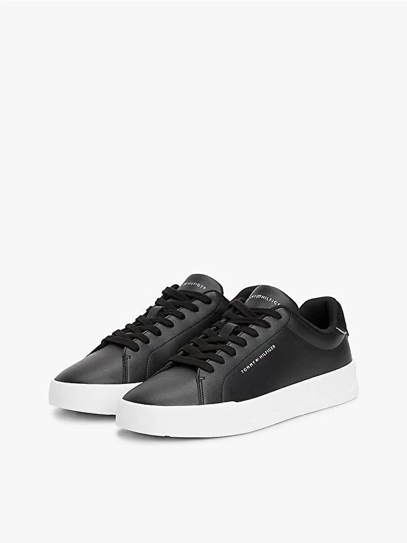 Tommy Hilfiger TH COURT LTH DETAIL ESS Erkek  Sneaker FM0FM05367BDS