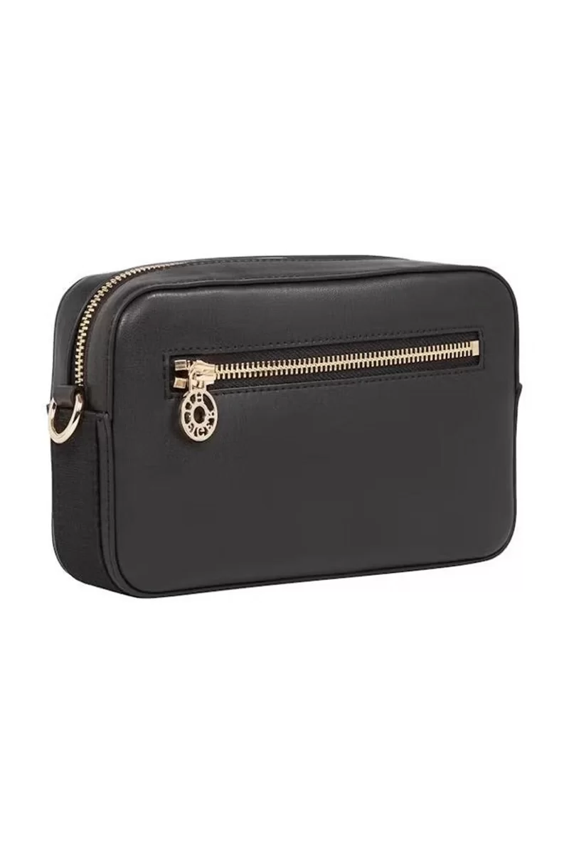Tommy Hilfiger TH DISTINCT CAMERA BAG Kadın siyah Omuz Çantası AW0AW16894BDS
